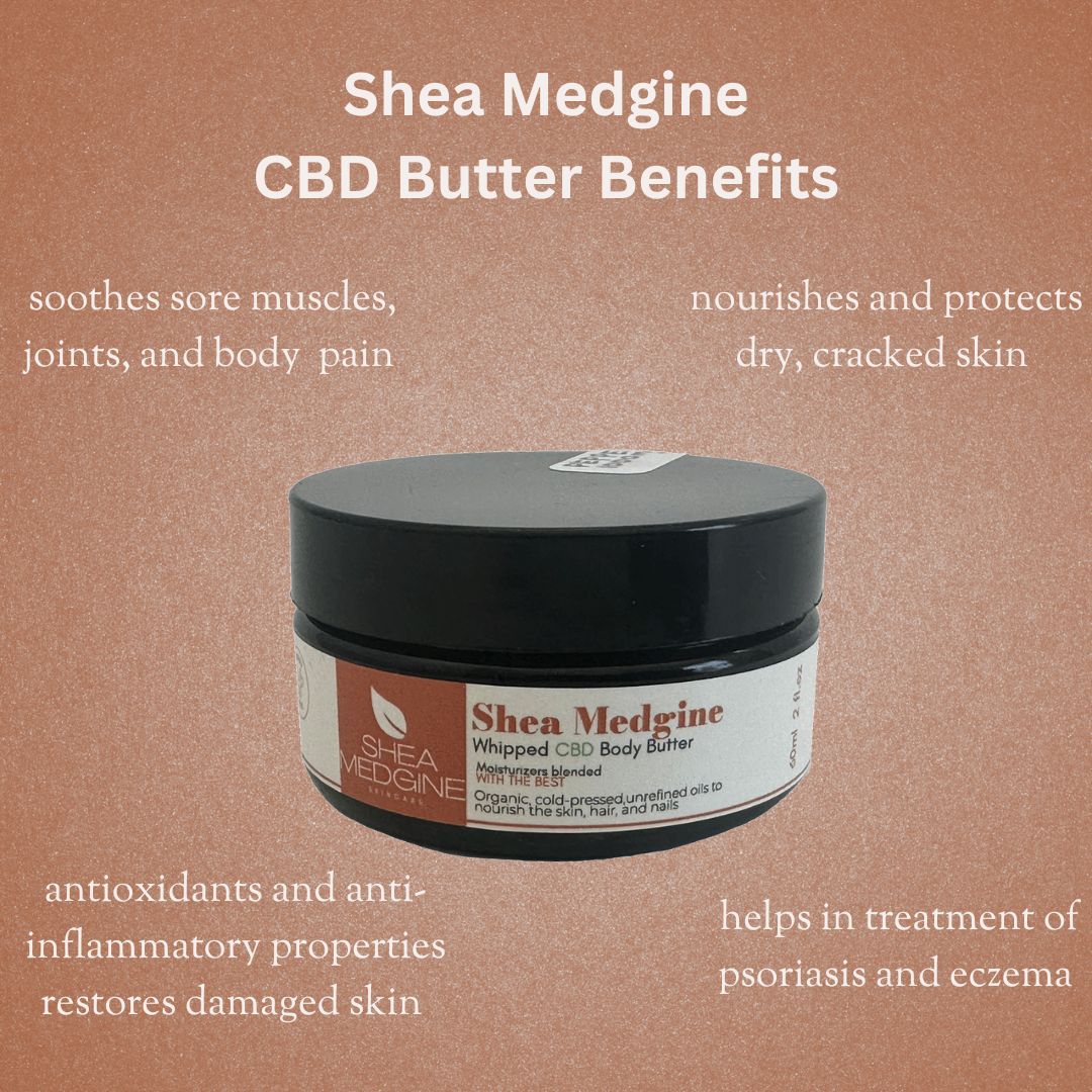 2oz Whipped CBD Body Butter (1000mg)